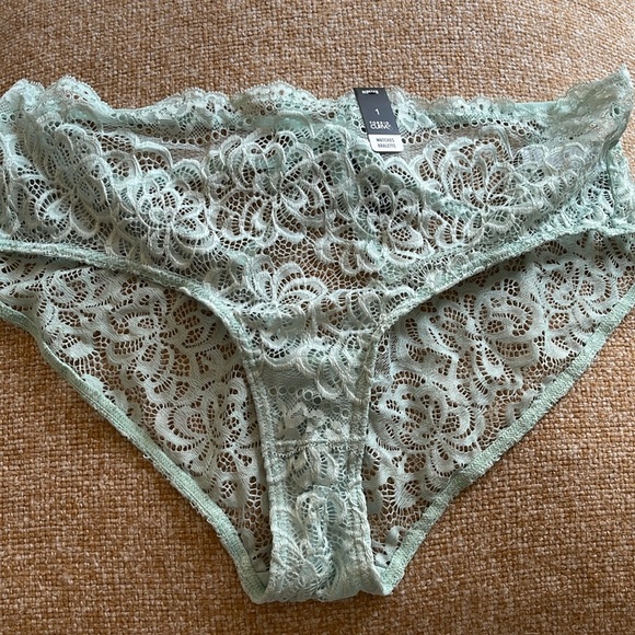 CLOSET FLASH SALE! $5 NWT! 1X torrid Curve Simply Lace Hipster Bow Cage Back - Picture 2 of 6